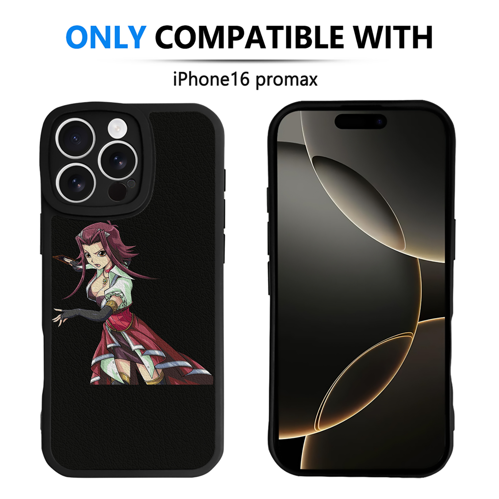 （画像用） 遊☆戯☆王 Yu-Gi-Oh! 【iPhone 16シリーズ対応】シリコンスマホケース（レザー調） 材質：シリコン